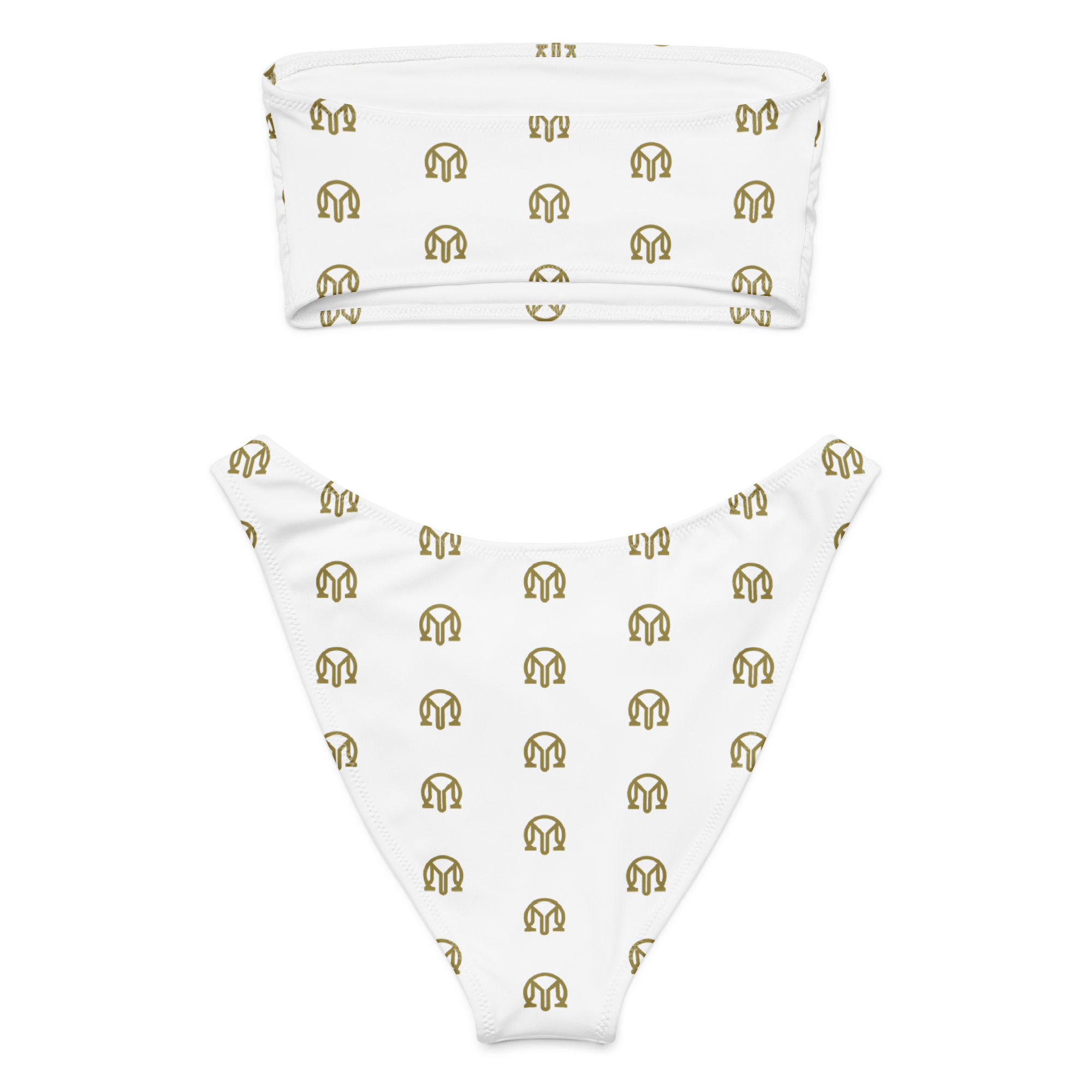 Recycled bandeau bikini